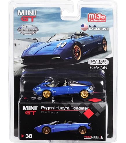 Amazon.com: Pagani Zonda F Blu Argentina Blue Metallic with